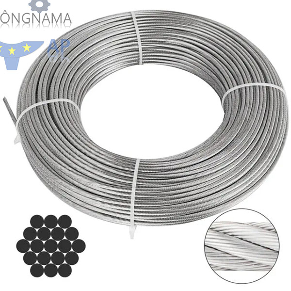 Cáp cứng viễn thông 1×7, 1×19