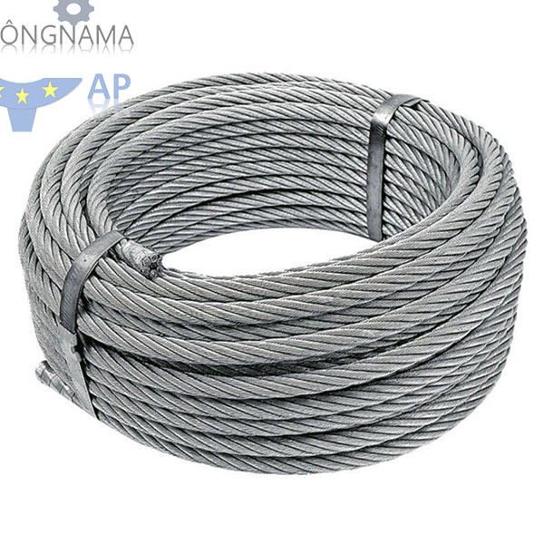 Cáp thép mạ kẽm 10mm